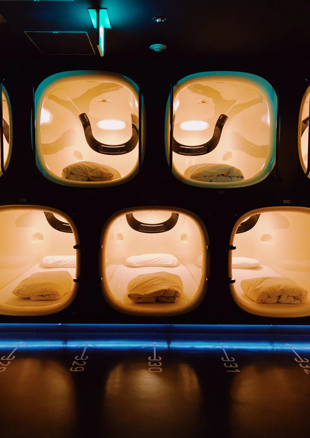 Capsule Hotel in Giappone