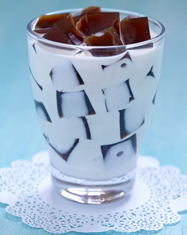coffee jelly gelatina al caffè giapponese